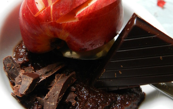 Jablečno - čokoládová pomazánka