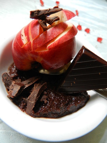 Jablečno - čokoládová pomazánka