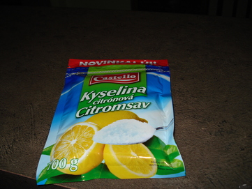Kyselina citronová - obrázek č. 1