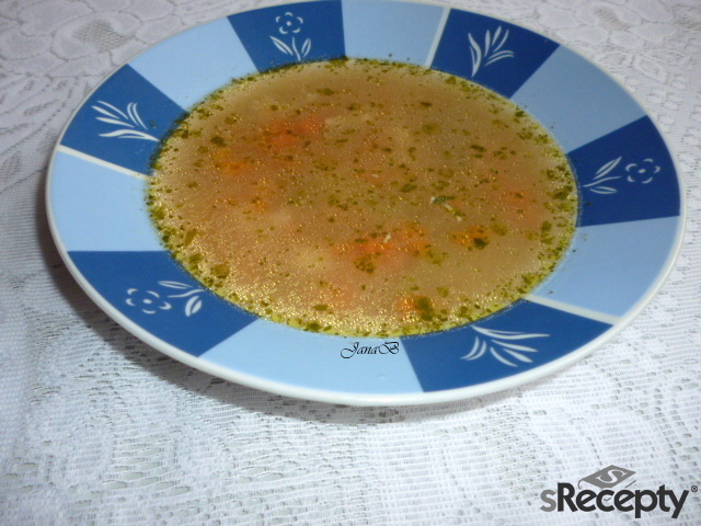 Zeleninová polévka s česnekem