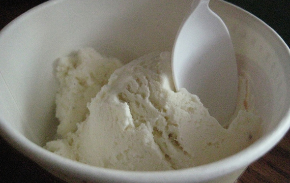 Zmrzlina z bílé čokolády