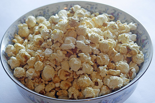 Slaný popcorn