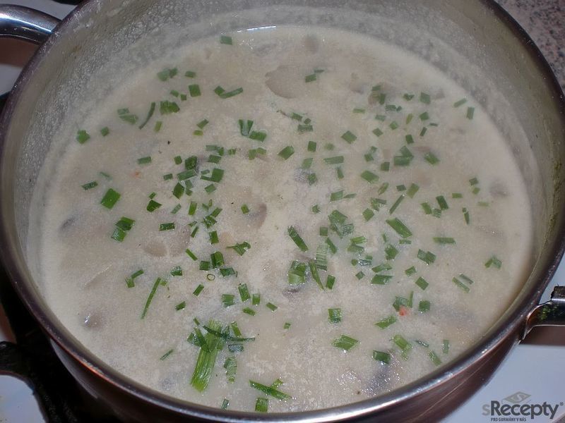 Maďarská žampionová polévka