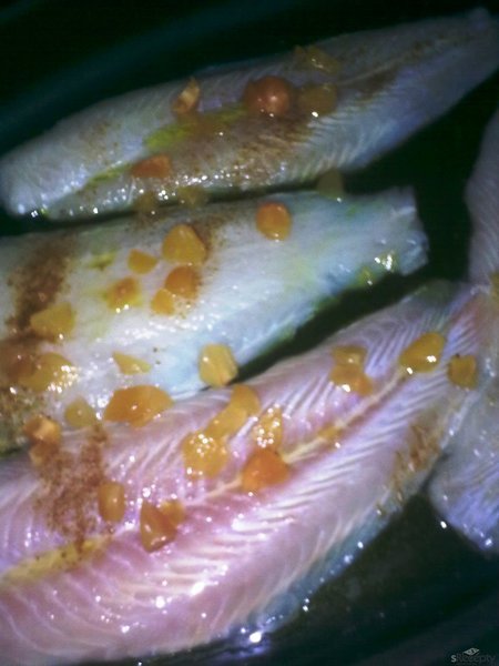 Rybí filé na česneku 