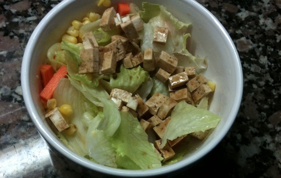 Zeleninový salát s tofu