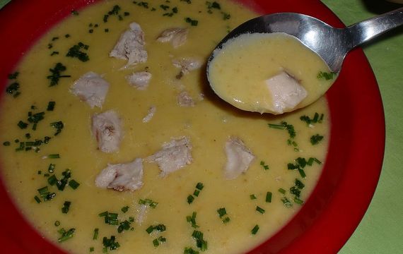 Krémová kuřecí polévka