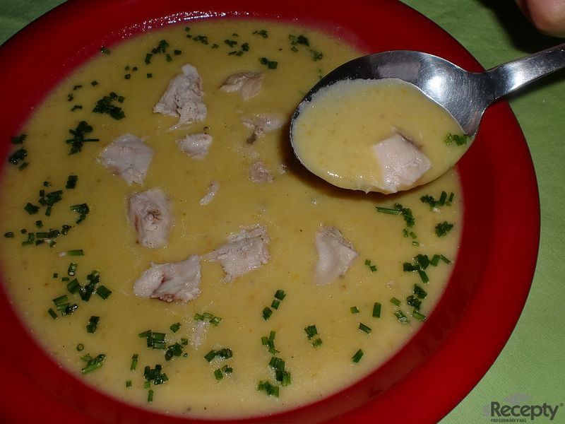 Krémová kuřecí polévka