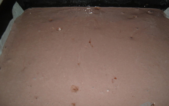 Sypaný koláč - kakaový