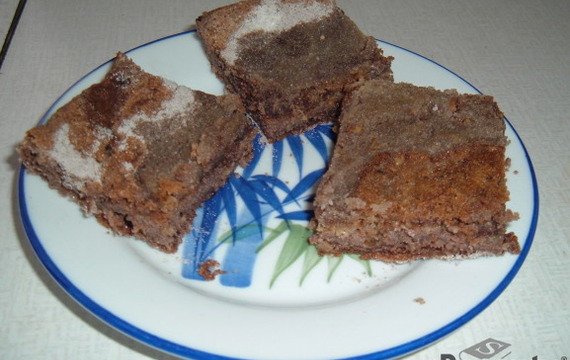 Sypaný koláč - kakaový