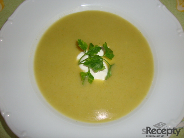 Krémová květákovo - brokolicová polévka