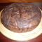 Nadýchaný čokoládový dort s ananasem a čokoládovou polevou