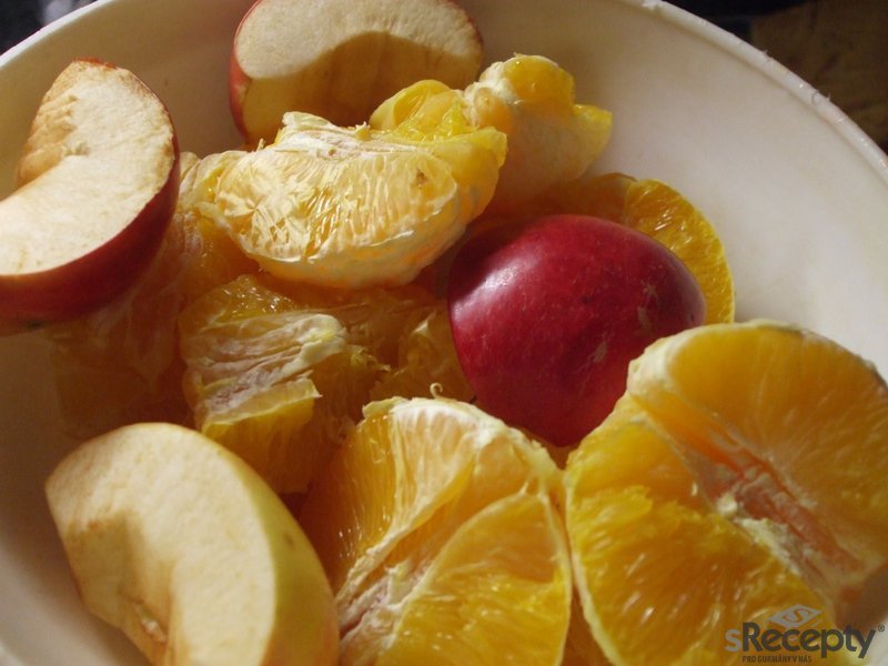 Mixovaná jablka s pomerančem