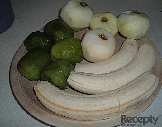 Banánovo - ovocný crumbl