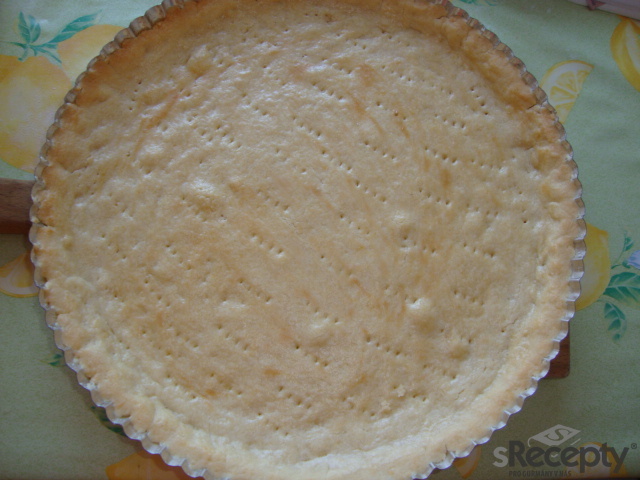 Malinový koláč z křehkého těsta