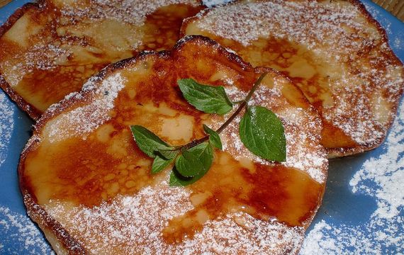 Jablečné lívance (pancakes) z americké kuchařky