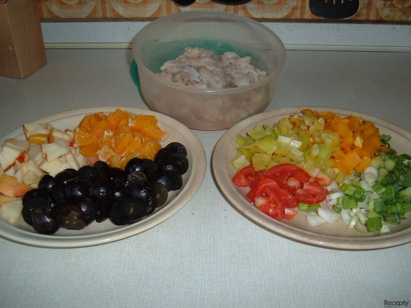 Ostroretka na zelenině a ovoci