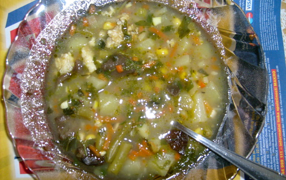 Vylepšená zeleninová polévka