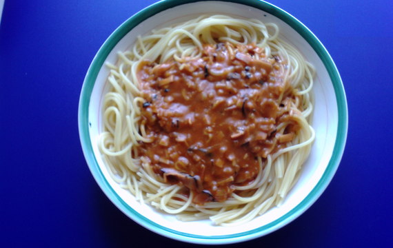 Omáčka na špagety s kečupem
