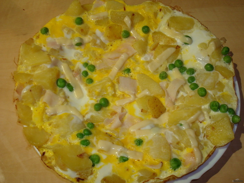 Vaječná omeleta s bramborem