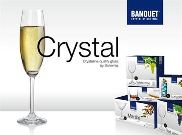 České sklo BANQUET Crystal pro slavnostní příležitosti - obrázek č. 5