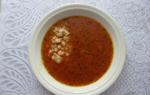 Rajská polévka z protlaku
