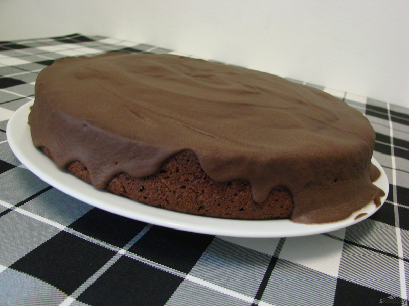 Čokoládovo cuketový koláč