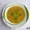 Vločková polévka s cibulkou a mrkví