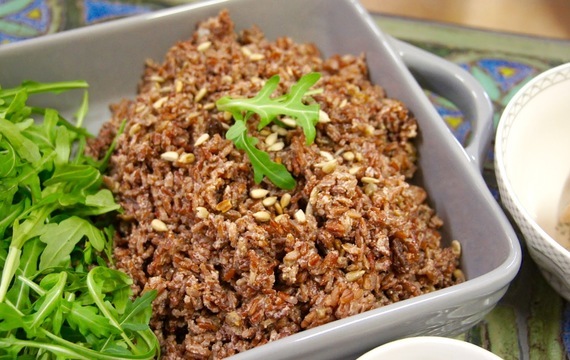 Salát z divoké rýže