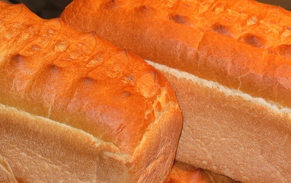 Britský pudink z bílého chleba