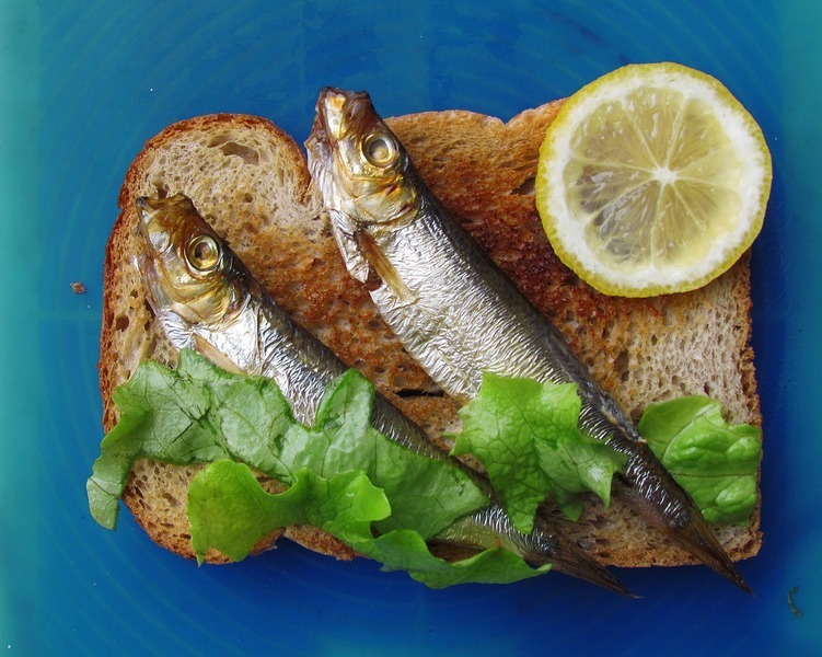 Toasty se sardinkami