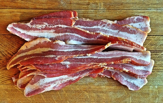 Grilované tvarůžky ve slanině