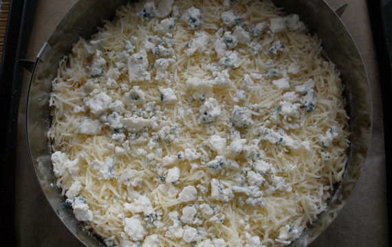 Sýrovobramborový koláč