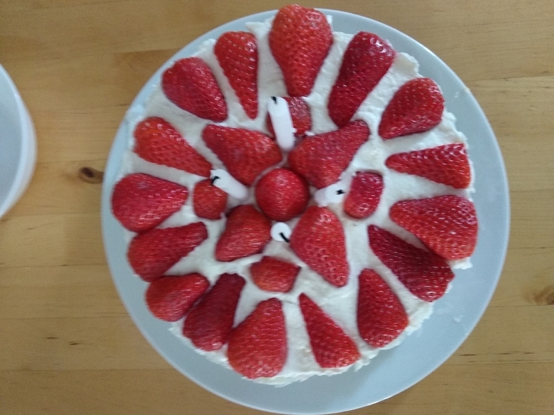 Nepečený tvarohový koláč s ovocem