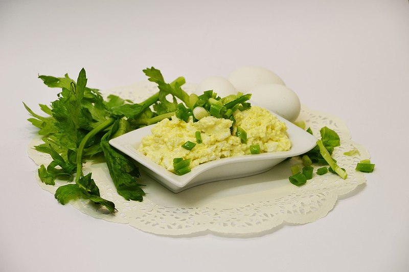 Vaječná pomazánka s majonézou
