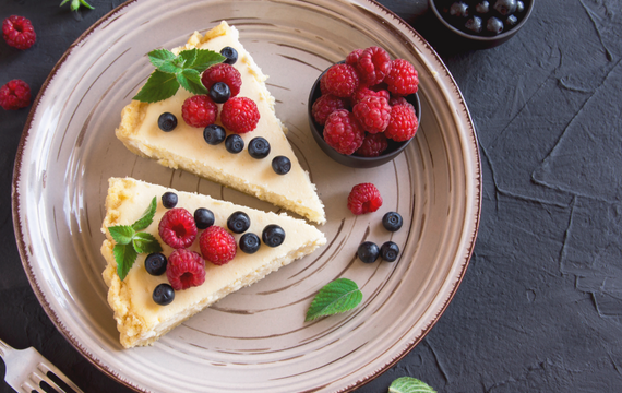 Koláč s tvarohem a kysanou smetanou