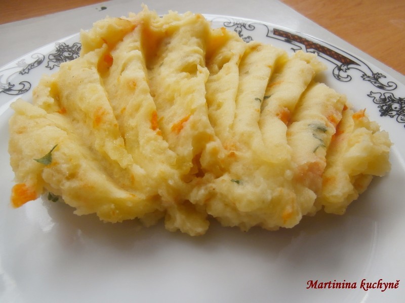 Štouchané brambory s mrkví